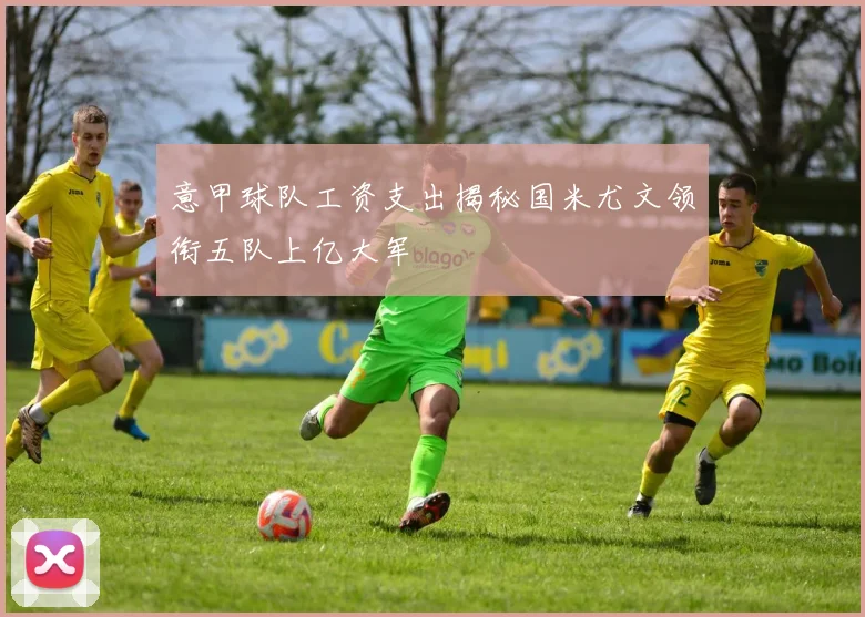 意甲球队工资支出揭秘国米尤文领衔五队上亿大军